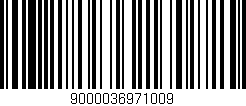 Código de barras (EAN, GTIN, SKU, ISBN): '9000036971009'