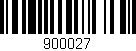Código de barras (EAN, GTIN, SKU, ISBN): '900027'