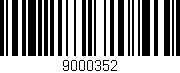 Código de barras (EAN, GTIN, SKU, ISBN): '9000352'