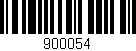 Código de barras (EAN, GTIN, SKU, ISBN): '900054'