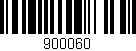Código de barras (EAN, GTIN, SKU, ISBN): '900060'