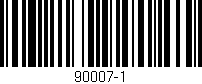 Código de barras (EAN, GTIN, SKU, ISBN): '90007-1'