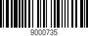 Código de barras (EAN, GTIN, SKU, ISBN): '9000735'