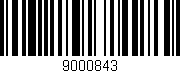 Código de barras (EAN, GTIN, SKU, ISBN): '9000843'