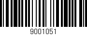 Código de barras (EAN, GTIN, SKU, ISBN): '9001051'