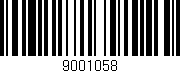 Código de barras (EAN, GTIN, SKU, ISBN): '9001058'