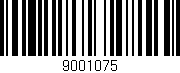 Código de barras (EAN, GTIN, SKU, ISBN): '9001075'
