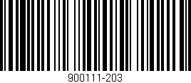 Código de barras (EAN, GTIN, SKU, ISBN): '900111-203'