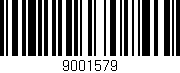 Código de barras (EAN, GTIN, SKU, ISBN): '9001579'