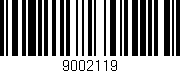 Código de barras (EAN, GTIN, SKU, ISBN): '9002119'
