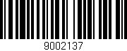 Código de barras (EAN, GTIN, SKU, ISBN): '9002137'