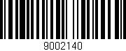 Código de barras (EAN, GTIN, SKU, ISBN): '9002140'