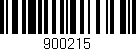 Código de barras (EAN, GTIN, SKU, ISBN): '900215'