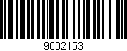 Código de barras (EAN, GTIN, SKU, ISBN): '9002153'