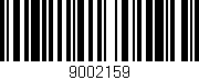 Código de barras (EAN, GTIN, SKU, ISBN): '9002159'