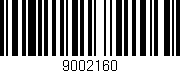 Código de barras (EAN, GTIN, SKU, ISBN): '9002160'