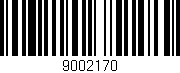 Código de barras (EAN, GTIN, SKU, ISBN): '9002170'