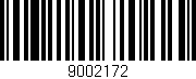 Código de barras (EAN, GTIN, SKU, ISBN): '9002172'