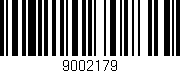 Código de barras (EAN, GTIN, SKU, ISBN): '9002179'