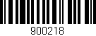Código de barras (EAN, GTIN, SKU, ISBN): '900218'