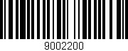 Código de barras (EAN, GTIN, SKU, ISBN): '9002200'