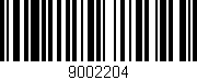 Código de barras (EAN, GTIN, SKU, ISBN): '9002204'