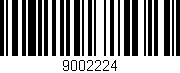 Código de barras (EAN, GTIN, SKU, ISBN): '9002224'