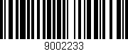 Código de barras (EAN, GTIN, SKU, ISBN): '9002233'