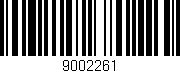 Código de barras (EAN, GTIN, SKU, ISBN): '9002261'