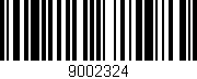 Código de barras (EAN, GTIN, SKU, ISBN): '9002324'