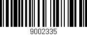 Código de barras (EAN, GTIN, SKU, ISBN): '9002335'