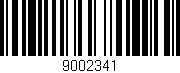 Código de barras (EAN, GTIN, SKU, ISBN): '9002341'