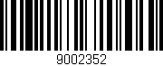 Código de barras (EAN, GTIN, SKU, ISBN): '9002352'