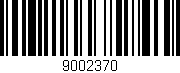 Código de barras (EAN, GTIN, SKU, ISBN): '9002370'