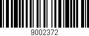 Código de barras (EAN, GTIN, SKU, ISBN): '9002372'
