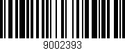 Código de barras (EAN, GTIN, SKU, ISBN): '9002393'
