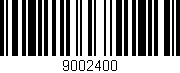 Código de barras (EAN, GTIN, SKU, ISBN): '9002400'