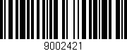 Código de barras (EAN, GTIN, SKU, ISBN): '9002421'