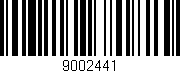 Código de barras (EAN, GTIN, SKU, ISBN): '9002441'