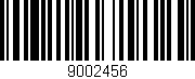 Código de barras (EAN, GTIN, SKU, ISBN): '9002456'