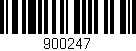 Código de barras (EAN, GTIN, SKU, ISBN): '900247'