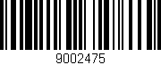 Código de barras (EAN, GTIN, SKU, ISBN): '9002475'