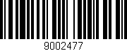 Código de barras (EAN, GTIN, SKU, ISBN): '9002477'