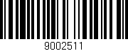 Código de barras (EAN, GTIN, SKU, ISBN): '9002511'