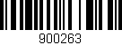Código de barras (EAN, GTIN, SKU, ISBN): '900263'