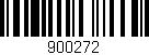Código de barras (EAN, GTIN, SKU, ISBN): '900272'