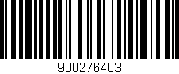 Código de barras (EAN, GTIN, SKU, ISBN): '900276403'