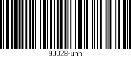 Código de barras (EAN, GTIN, SKU, ISBN): '90028-unh'