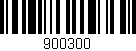 Código de barras (EAN, GTIN, SKU, ISBN): '900300'