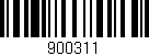 Código de barras (EAN, GTIN, SKU, ISBN): '900311'